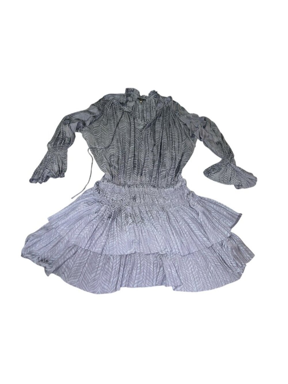 CURRENT AIR LOS ANGELES Women's Size Small Blue Smocked Waist Dress READ DESCRIP